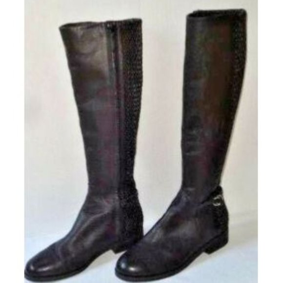 SOLD COLE HAAN Isabell Stretch Knee High Riding Boots - Picture 7 of 11